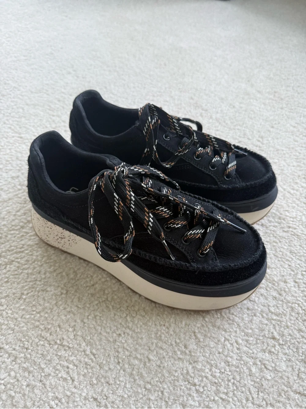 UGG Platform Lace-Up Sneakers in Black - Women's Fashion Shoe